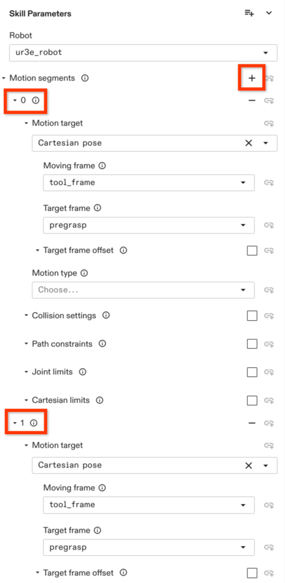 Add motion segments to motion.