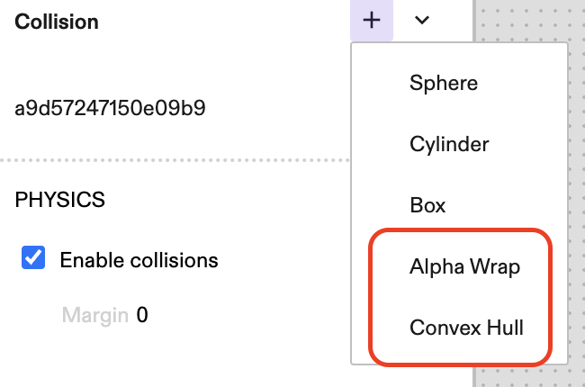 Mesh Simplification Options