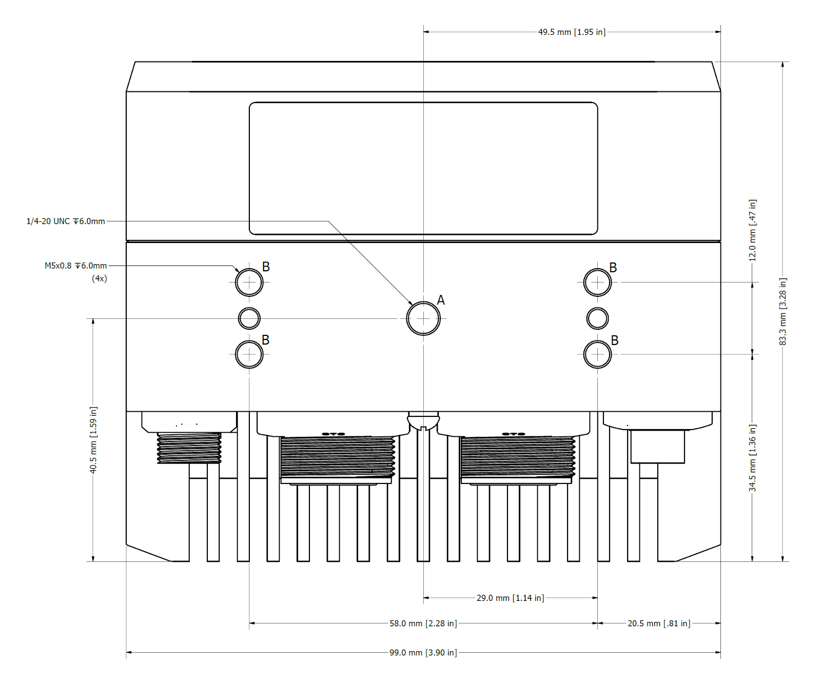 Mounting holes design