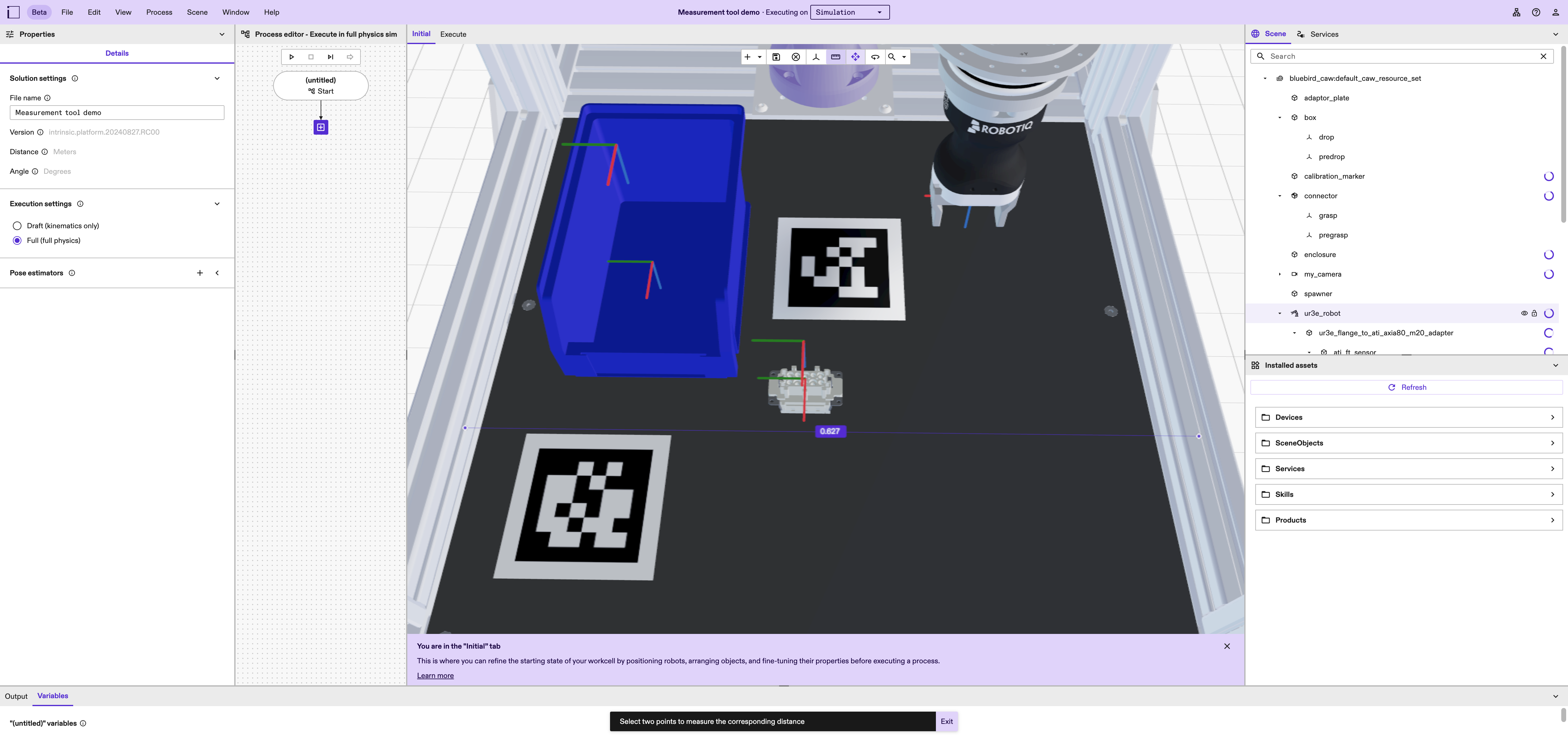 Measure axis aligned dimensions