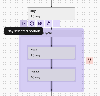 play selected portion