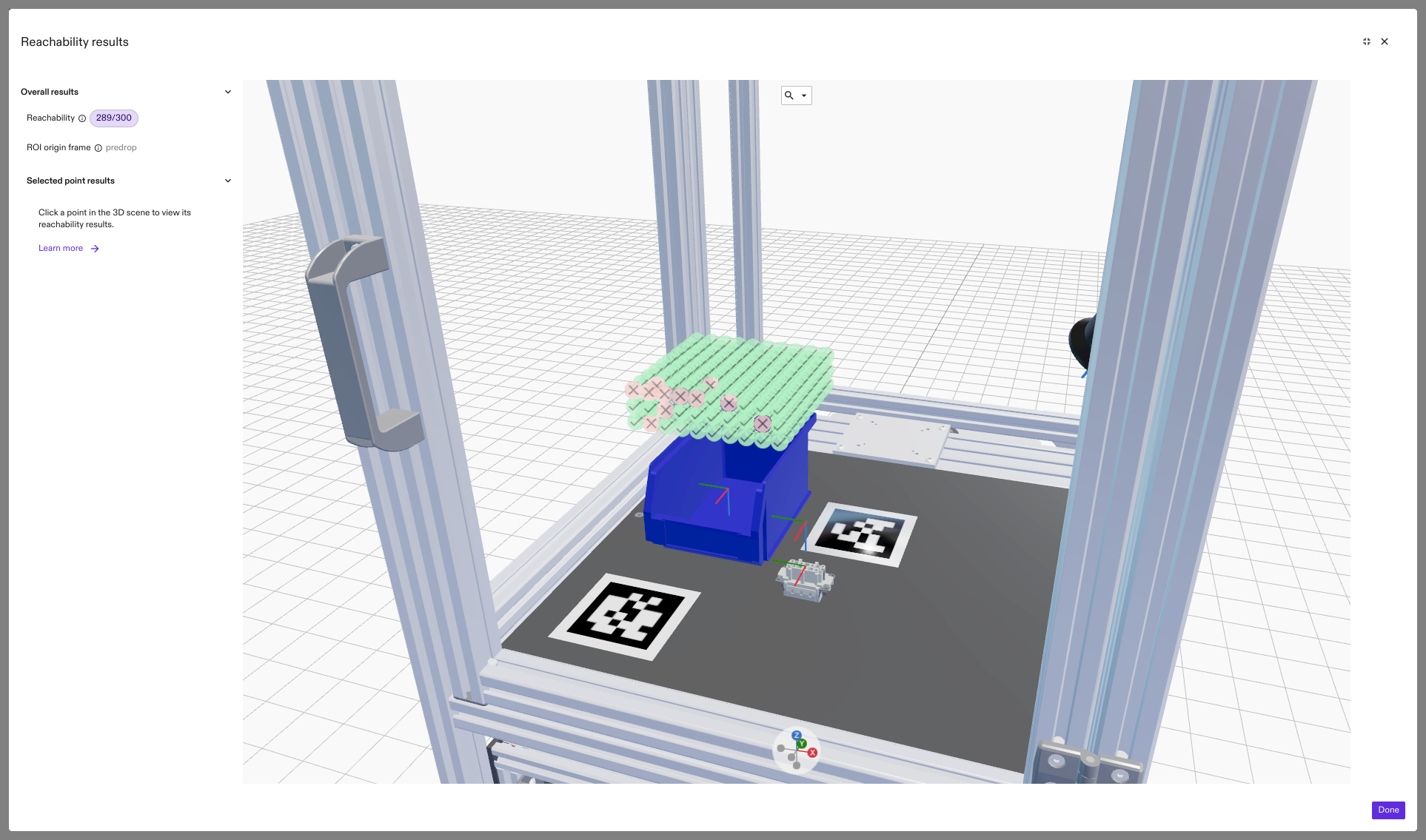 Reachability results