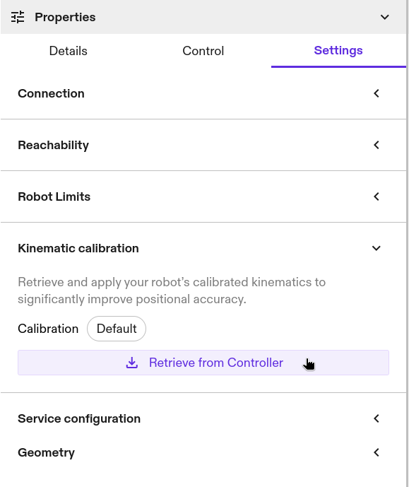 kinematics calibration