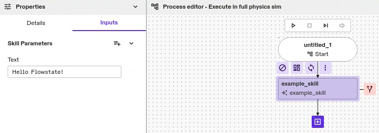 Set skill parameters